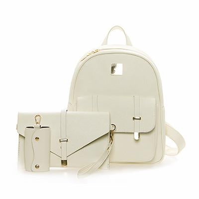 Bag Pu Leather Backpack