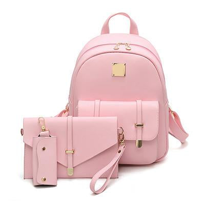 Bag Pu Leather Backpack